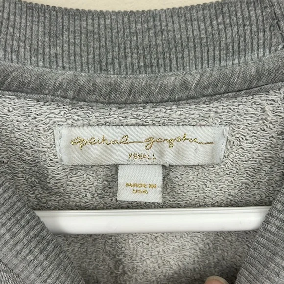 SPIRITUAL GANGSTER XS “let the good vibes roll” grey pull over sweatshirt - Picture 4 of 7